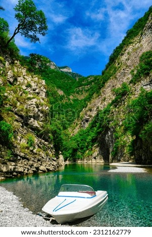 Shala River in Northern Albania