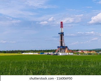 Shale Gas Drilling In The Province Of Lublin, Poland.