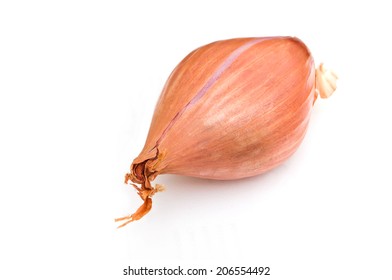 Shallot Isolated On White Background