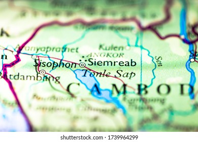 Siem Reap Map の画像 写真素材 ベクター画像 Shutterstock