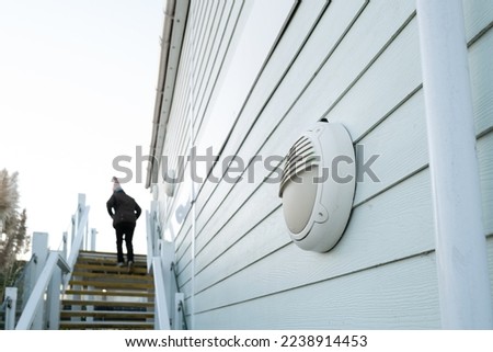 Similar – Image, Stock Photo Light in the stairwell