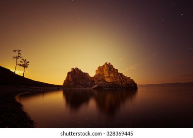 Shaman Rock, Cape Burhan, Olkhone, Lake Baikal