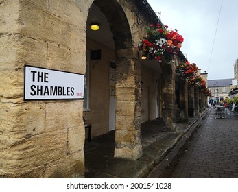 Shambles In Wetherby Town West Yorkshire England UK
