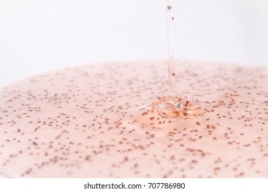 Shampoo cointaining plastic microbeads, harmful to the environment