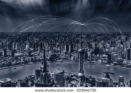 Similar – Image, Stock Photo night view of the Danube river flowing through Budapest