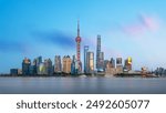 Shanghai Bund Lujiazui skyscraper cluster