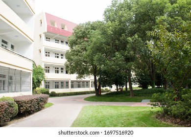 Shanghai, China - October 13 2019 : The View Of Shanghai High School.