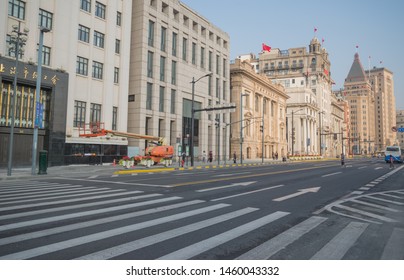 SHANGHAI, CHINA, SEP 30, 2019: Urban Landscape Of European Colonization In Asia, Shanghai, China