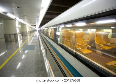 Shanghai Maglev Train Station,China