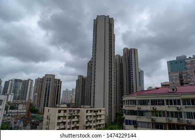 Shanghai Typhoon Dark Clouds Residential Ordinary Building