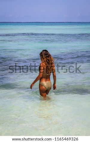 Similar – Image, Stock Photo maldives hip-high Maldives