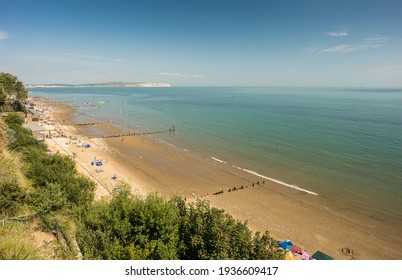 Shanklin Beach, Isle Of Wight  On The August Bank Holiday