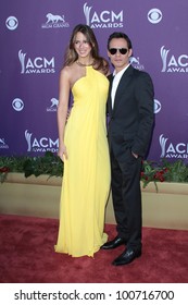 Shannon De Lima, Marc Anthony At The 47th Academy Of Country Music Awards Arrivals, MGM Grand, Las Vegas, NV 04-01-12