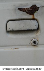 The Shape Of A Broken Car Door Handle