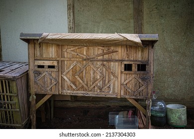 the shape of the chicken coop