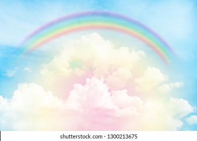 natural rainbow background