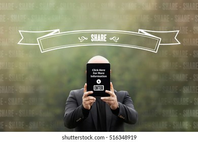 Share, Technology Concept