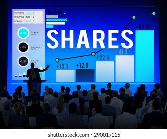 Shares Sharing Shareholder Corporate Concept