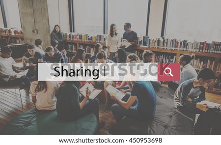 Sharing Connection Global Communication Networking Concept
