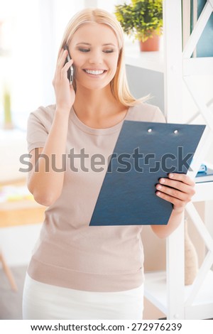 Similar – Image, Stock Photo Blonde woman leaning on a white wall while looking camera