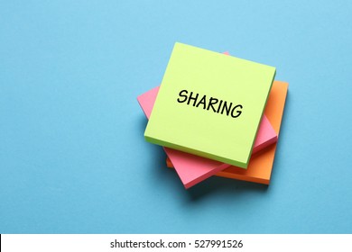 Sharing, Technology Concept