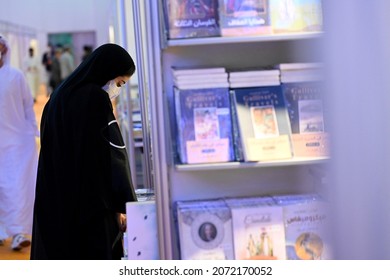 Sharjah, UAE-November-09-2021: 40th Sharjah International Book Fair At Expo Centre Sharjah.