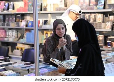 Sharjah, UAE-November-09-2021: 40th Sharjah International Book Fair At Expo Centre Sharjah.