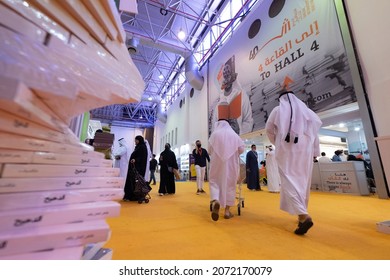 Sharjah, UAE-November-09-2021: 40th Sharjah International Book Fair At Expo Centre Sharjah.