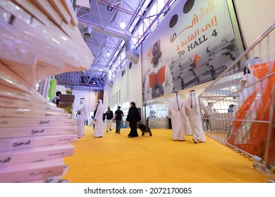 Sharjah, UAE-November-09-2021: 40th Sharjah International Book Fair At Expo Centre Sharjah.