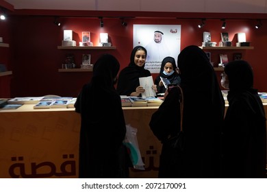 Sharjah, UAE-November-09-2021: 40th Sharjah International Book Fair At Expo Centre Sharjah.