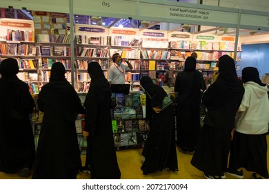 Sharjah, UAE-November-09-2021: 40th Sharjah International Book Fair At Expo Centre Sharjah.