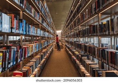 Sharjah - United Arab Emirates - Jan 29 2021: This Photo Was Taken At The House Of Wisdom Library