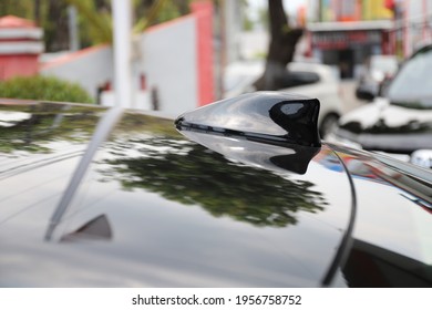 Shark Fin Accessories On The Roof Of The Car