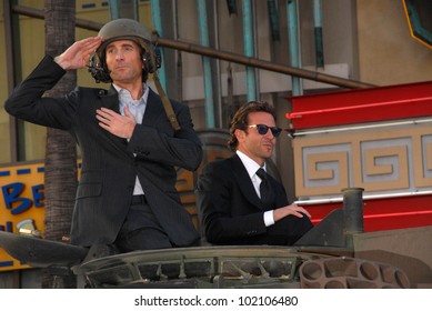 Sharlto Copley And Bradley Cooper At 