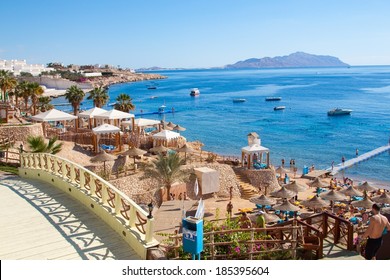 Sharm El Sheikh - CIRCA NOVEMBER 2013: Egyptian Hotel Resort And Spa View With Blue Sky