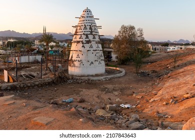 Sharm El-Sheikh-Egypt - 08.01.2022: Pigeon Tower. A Dovecote Is A Facility For Breeding Pigeons.