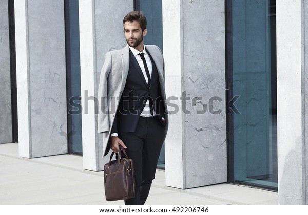 Sharp dressed guy in
business attire