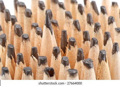 Sharp Pencil Among Blunt Concept Leadership Stock Photo 27664000 ...