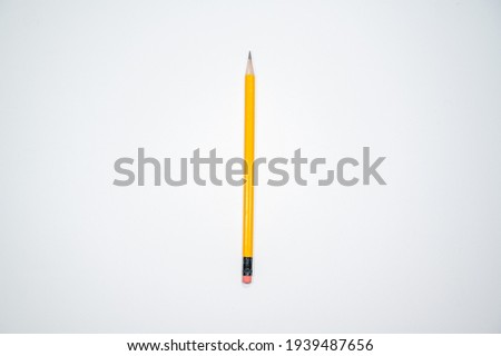 sharp pencil with white background
