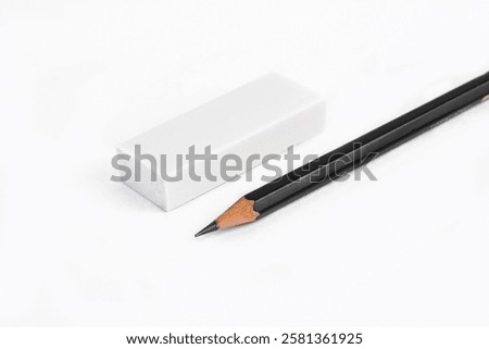 Sharp pensil isolated on white background