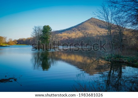 Sharp Top Reflections over Abbott Lake - Peaks of Otter