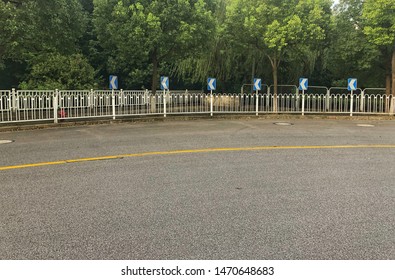 Sharp Turn Road Sign In China