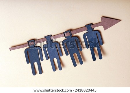sharp viral idea going through peoples minds, paper cut design template