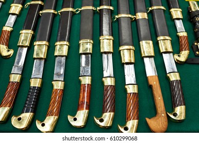 Shashka Is A Special Kind Of Russian Sabre With Scabbard