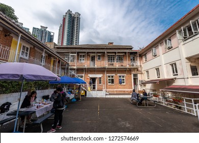 Shatin, Hong Kong - DEC 29 2018: High Rock Centre In Hong Kong. Built In 1924, Former Polic Station, Japanese Army Command Center And Orphanage.