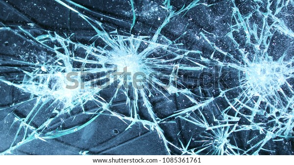 Shattered\
glass screen, Broken cracked grungy\
window
