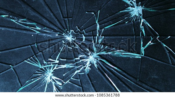 Shattered
glass screen, Broken cracked grungy
window