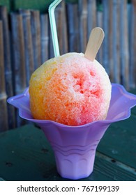 Shave Ice At Oahu, Hawaii