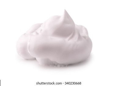 Shaving Cream Isolated On White