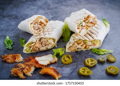 Shawarma Warp Laffa Fastfood Doner Stock Photo 1757150453 | Shutterstock